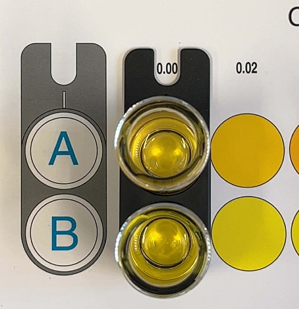 Water-soluble hexavalent chromium screening result for FRAKTUREX Winter formulation
