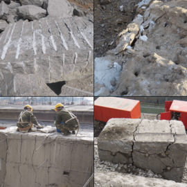 Neeksplozivno raztezno sredstvo za rušenje - TISTO