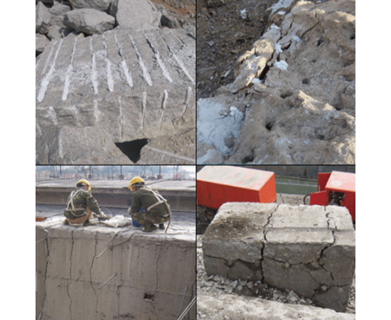 Neeksplozivno raztezno sredstvo za rušenje - TISTO